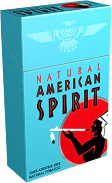 American Spirit Blue Box
