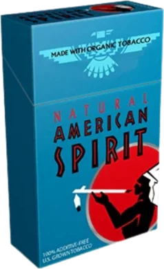 American Spirit Turquoise Box