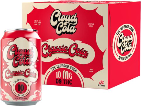 Cloud Cola Classic Cola 10mg THC Soda