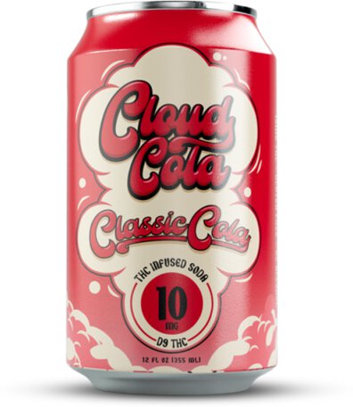Cloud Cola Classic Cola 10mg THC Soda