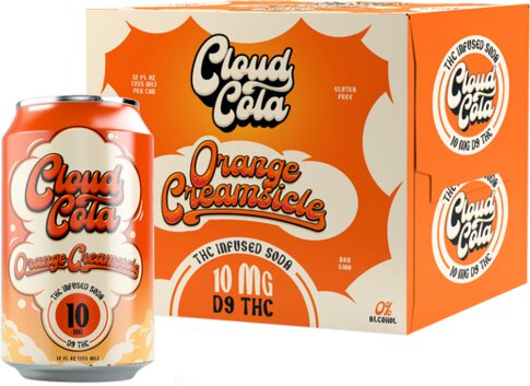 Cloud Cola Orange Creamsicle 10mg THC Soda