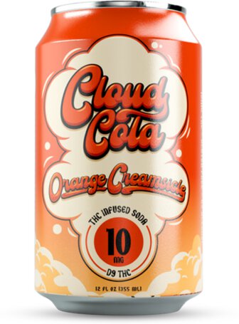 Cloud Cola Orange Creamsicle 10mg THC Soda