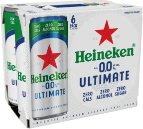 HEINEKEN 0.0 N/A ZERO ULTIMATE 6 PACK CANS