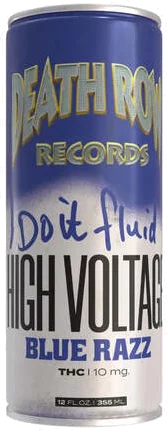 Death Row Blue Razz 10mg THC Do It Fluid High Voltage