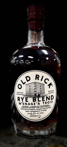 Old Rick M'enage A Trois 10 Year Rye 134 Proof
