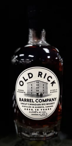 Old Rick 18 Year Alberta Rye Whiskey 136 Proof