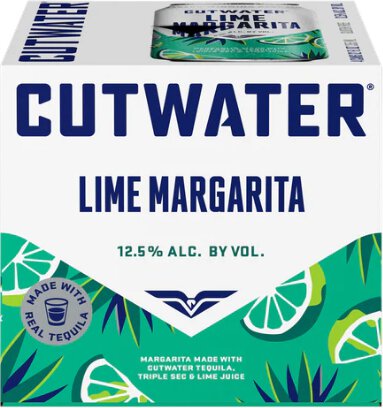 Cutwater Cocktails Lime Margarita 4pk