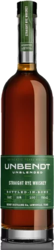 Unbendt Unblended Straight Rye Whiskey