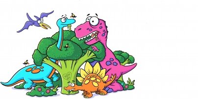 Farm Truck Brew Dinosaur Trees