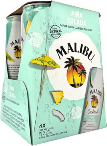 Malibu Cocktail Pina Colada RTD
