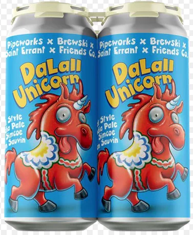 Pipeworks & Saint Errant Dalall Unicorn Bi Coastal Double IPA