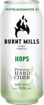 Burnt Mills Hops Hard Cider 4 Pk Can
