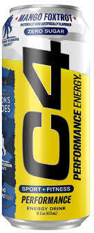 1 Can C4 Energy Drink Mango Foxtrot Limited Edition Wounded Warriors Project