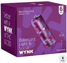 WYNK BLACK CHERRY FIZZ 5MG THC SELZTER