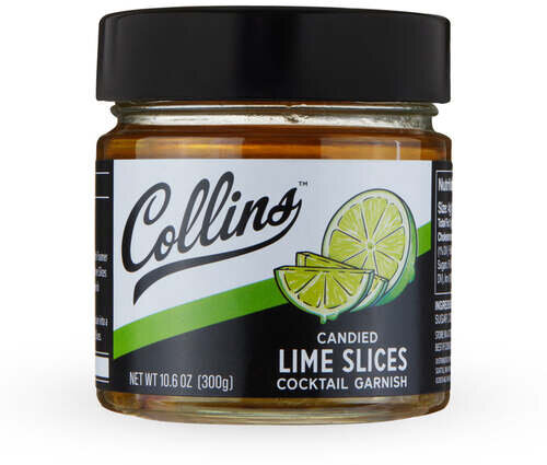 Collins Lime Slices Candied In Syrup