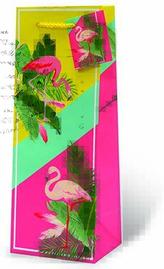 Gift Bag - Flamingos