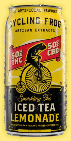 Cycling Frog Iced Tea Lemonade 50mg Thc Single can