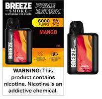 Breeze Prime 6000 puffs