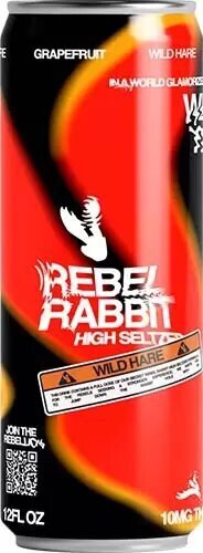 REBEL RABBIT GRAPEFRUIT SELTZER 10MG THC