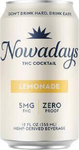 NOWADAYS LEMONADE SELTZER 5MG THC