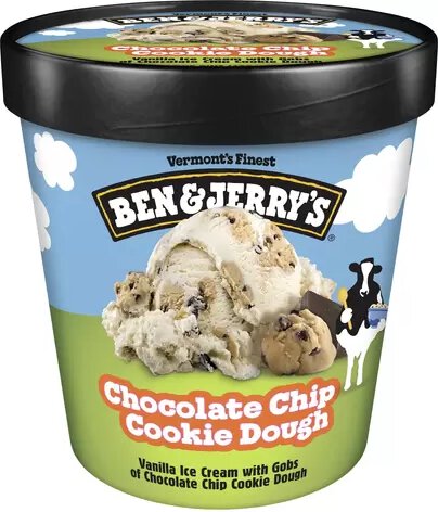 Ben & Jerry's Chocolate Chip Cookie Dough Ice Cream