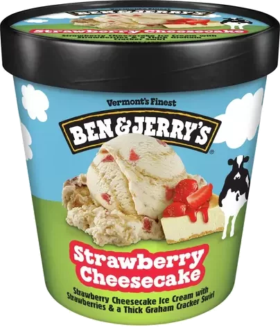 Ben & Jerry's Strawberry Cheesecake Ice Cream