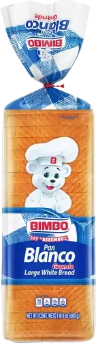 Bimbo Pan Blanc Grande Large White Bread 1lb 8oz