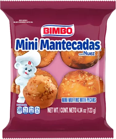 Bimbo Mini Mantecadas Pecan Muffins