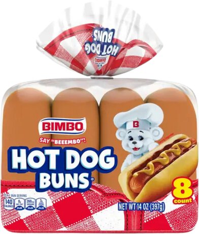 Bimbo Medias Noches Hot Dog Buns Ct