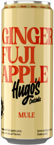 Hugo's Cocktails Ginger Fuji Apple Mule Cocktail Can