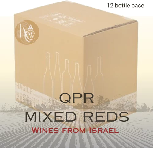 MIX CASE QPR REDS FROM ISRAEL 12 BOTTLES