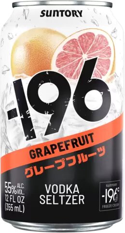 Minus 196 Grapefruit Vodka Seltzer