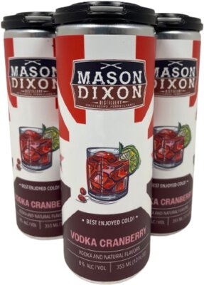 Mason Dixon Vodka Cranberry