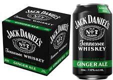 Jack Daniel's And Ginger Ale (4-Pack) Cans