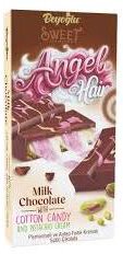 Angel Hair Milk Chocolate With Pistachio & Cotton Candy 100gr