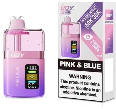 Ijoy 000 Puffs Pink & Blue