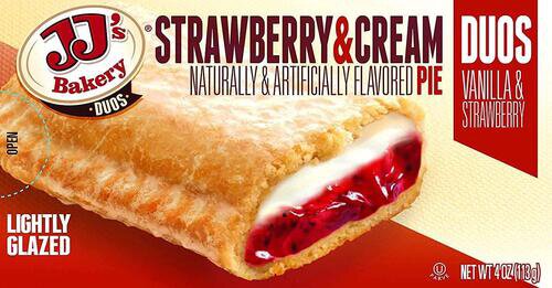 JJ's Bakery Pie Vanilla Strawberry