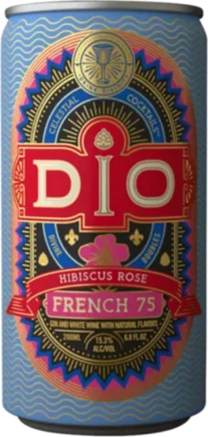 Dio Cocktails Hibiscus Rose French 75 4pk