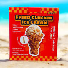 Fried Cluckin Ice Cream Fried Chicken
