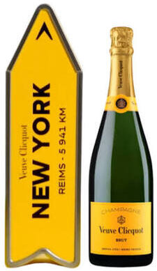 Veuve Clicquot Yellow Label Brut Champagne New York Arrow