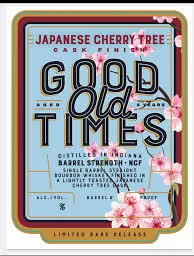Good Old Times 10 Year Bourbon Japanese Cherry Tree Finish