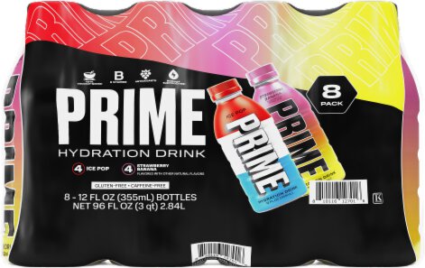 Prime Hydration - Ice Pop & Strawberry Banana