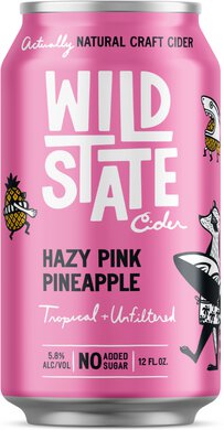 Wild State Ciders Hazy Pink Pineapple