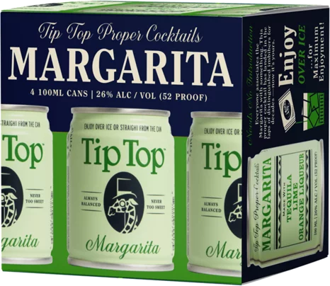 Tip Top Margarita 4PK Can