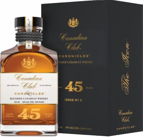 Canadian Club 45 Year Chronicles Blended Canadian Whisky