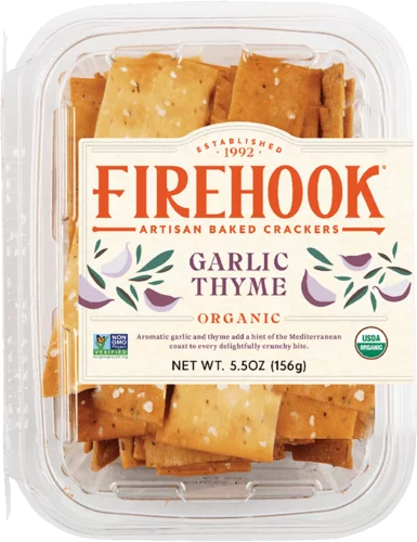 Firehook Garlic Thyme Crackers