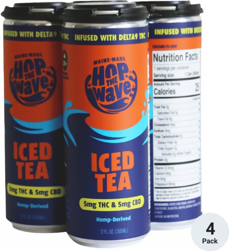 HOP THE WAVE ICE TEA 5MG THC