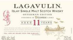 Lagavulin 11 Year Offerman Edition Guinness Casks - 750ml