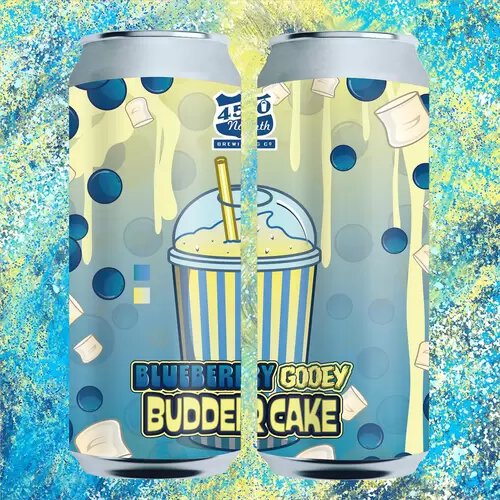 450 North Blueberry Gooey Budder Cake 16oz Single Can