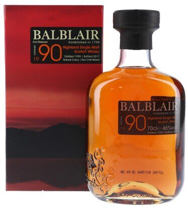 Balblair 90 Highland Single Malt Scotch Whisky
